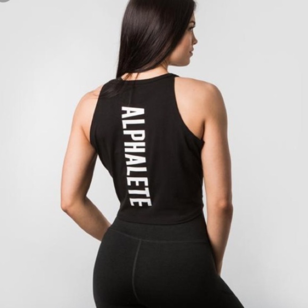 Alphalete Black Tie Top